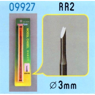 MASTER TOOLS MASTER TOOLS RR2  MODEL CHISEL 3mm ROUND