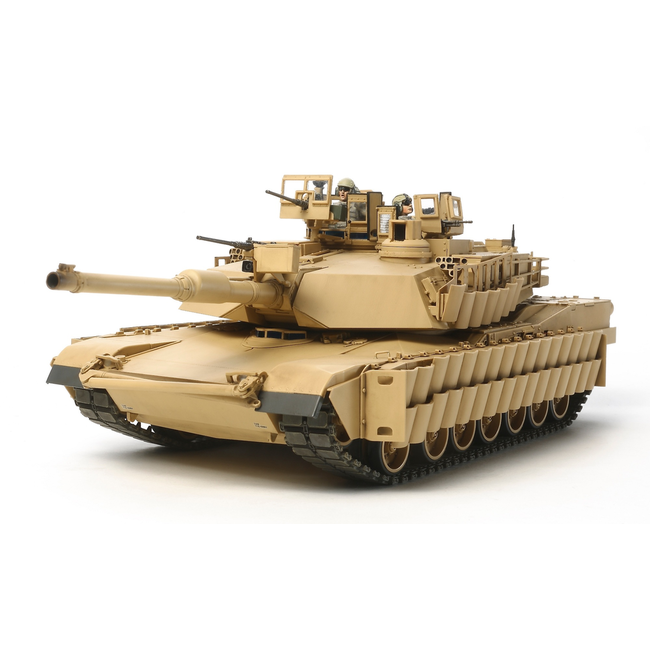 TAMIYA 1/35 U.S. MAIN BATTLE TANK M1A2 SEP ABRAMS TUSK II ( WITH 2 FIGURES & 3 TYPES OF MARKINGS INCLUDED )