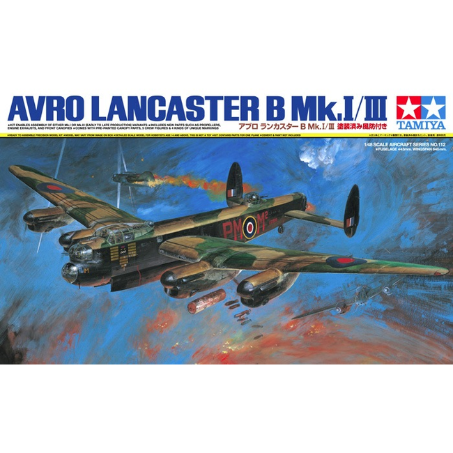 TAMIYA AVRO LANCASTER B MK.I/III 1/48