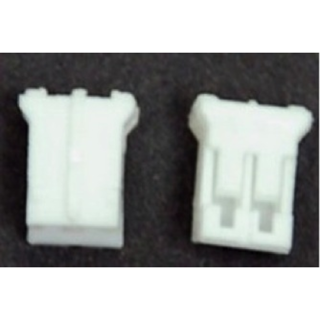 ACE SMALL WHITE CONNECTOR SOCKET ( FEMALE PIN MALE PLASTIC )  8 PCE