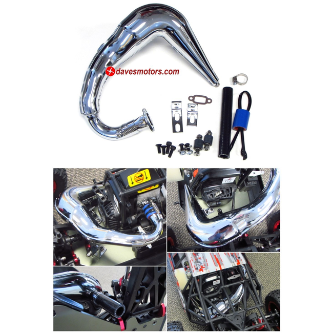DDM DOMINATOR TUNED PIPE FOR LOSI DBXL