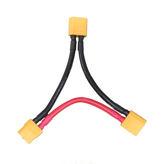 ACE IMPORTS ACE 2 X MALE TO 1 FEMALE XT60 PLUG ( SERIES ) DOUBLES VOLTAGE