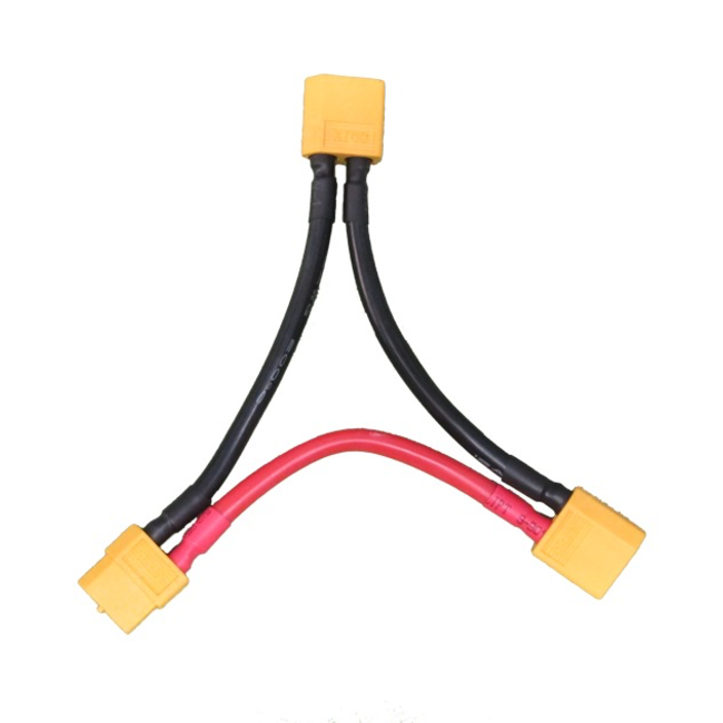 ACE 2 X MALE TO 1 FEMALE XT60 PLUG ( SERIES ) DOUBLES VOLTAGE
