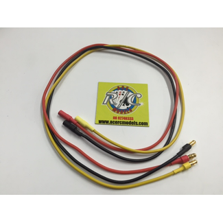 ACE RADIO CONTROLLED MODELS ACE BRUSHLESS MOTOR WIRE EXTENTIONS 3.5mm BULLETS 500mm LONG