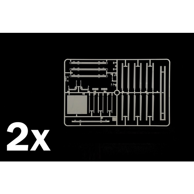 ITALERI TIMBER TRAILER 1/24 PLASTIC KIT 3868