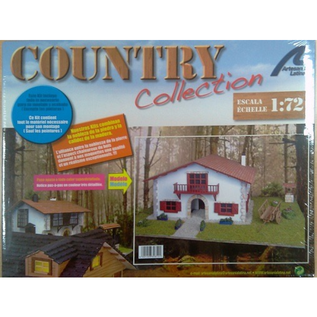 ARTESANIA BARRITZ CHALET, WEEL AND CART 1:72