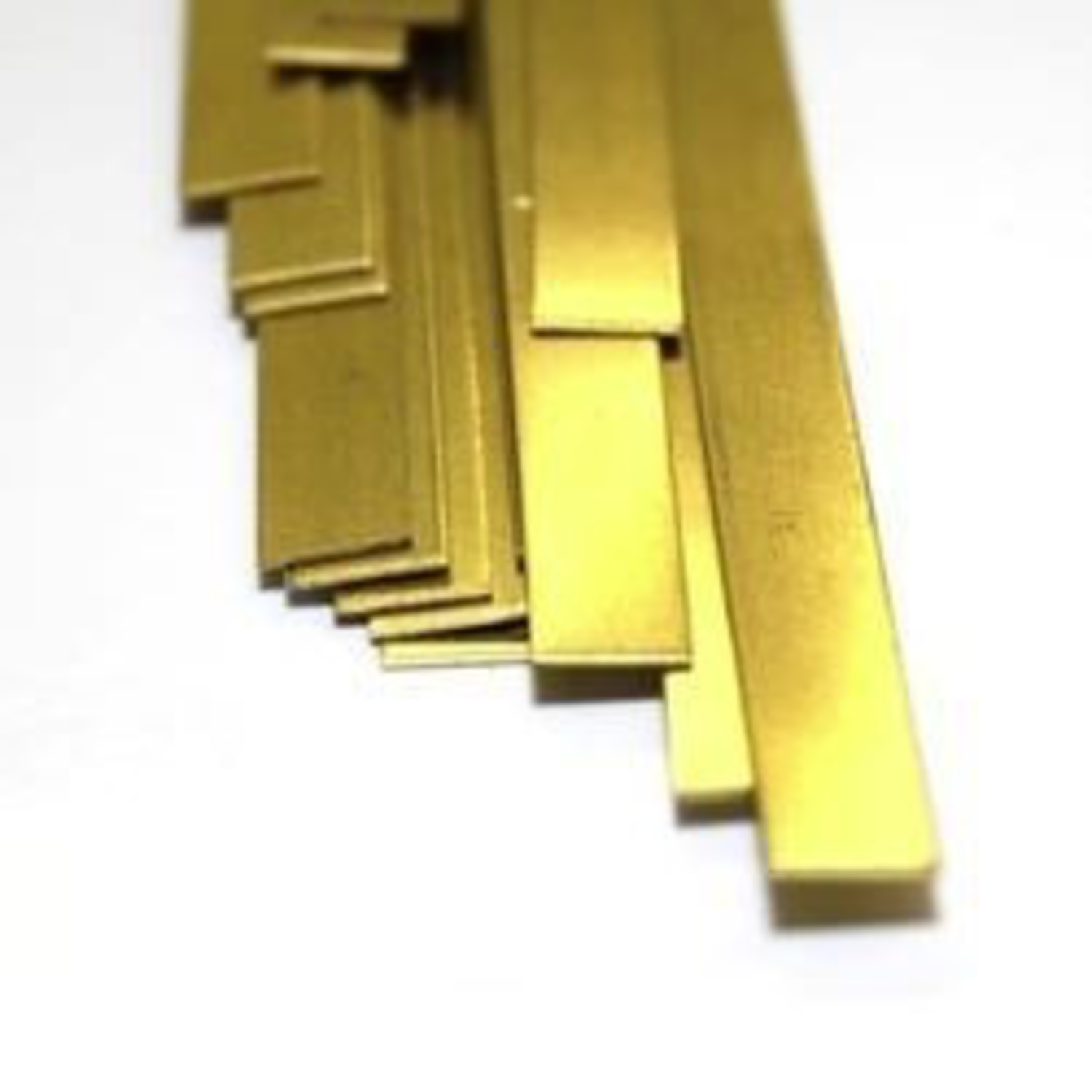 K&S K & S BRASS FLAT STRIP 0.5 X 15 X 1000MM