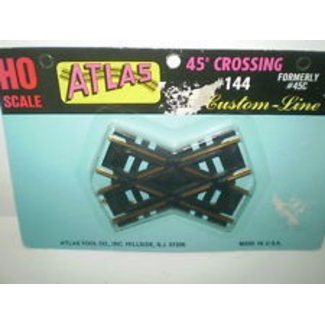 ATLAS Atlas Code 100 45 Degree Crossing CL BRASS HO
