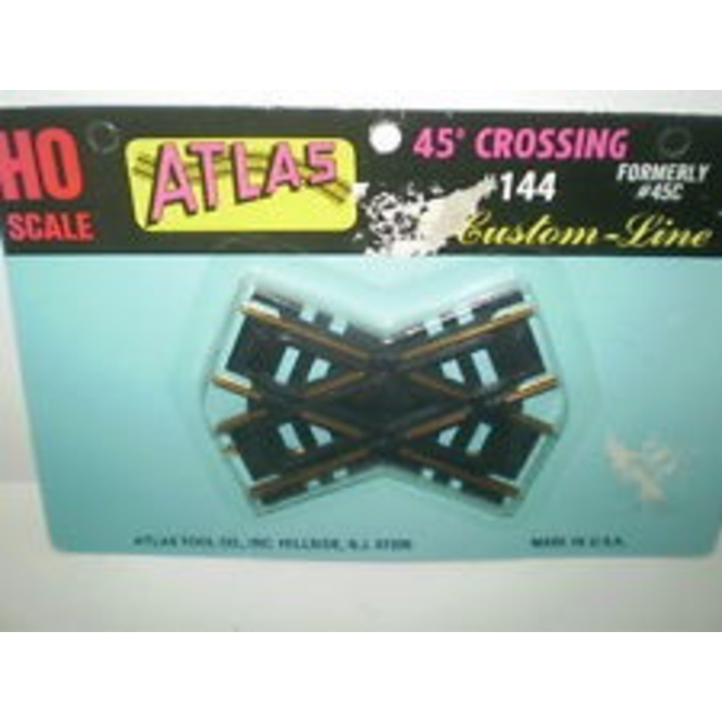 Atlas Code 100 45 Degree Crossing CL BRASS HO