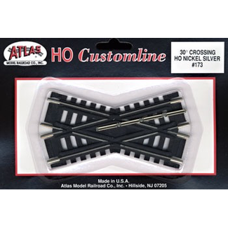 ATLAS ATLAS Code 100 30 Degree Crossing CL BRASS HO