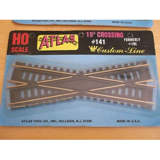 ATLAS Atlas Code 100 19 Degree Crossing CL BRASS HO
