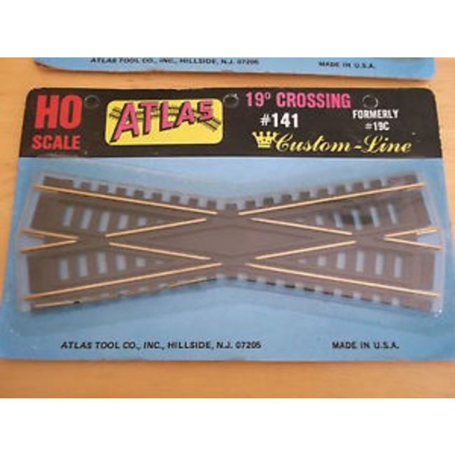 Atlas Code 100 19 Degree Crossing CL BRASS HO