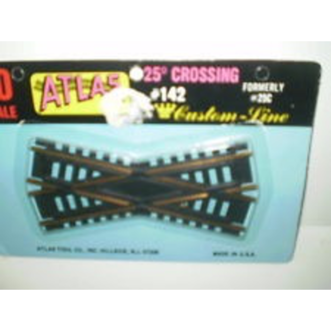 Atlas Code 100 25 Degree Crossing CL BRASS HO