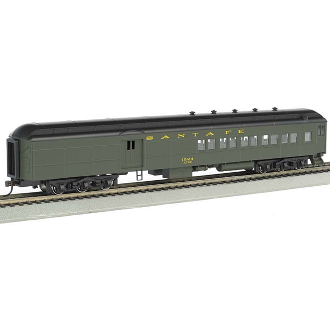 BACHMANN HO HEAVYWEIGHT 72 COMBINE WITH LIGHTED INTERIOR SANTE FE