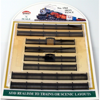 MODEL POWER MODEL POWER N SCALE IRON FENCE 1561