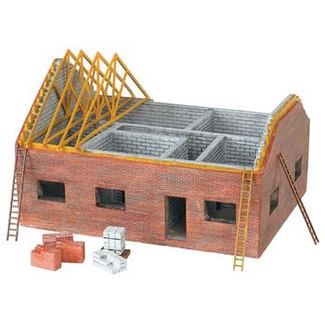 BACHMANN BACHMANN RESDIENTIAL BUILDING SITE HO SCALE
