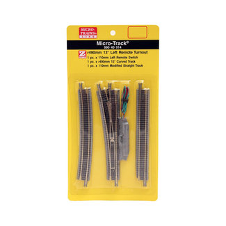MICRO TRAINS Micro-Trains MTL Z-Scale Micro-Track - LH Left Hand 13¬∞ Remote Turnout Switch