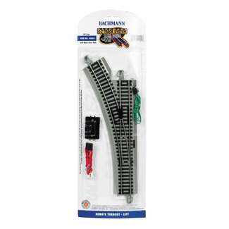 BACHMANN BACHMANN  EZ TRACK REMOTE TURNOUT LEFT HO SCALE