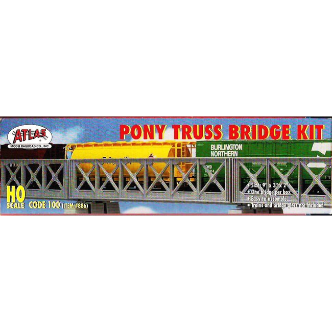 ATLAS PONY TRUSS BRIDGE KIT HO SCALE