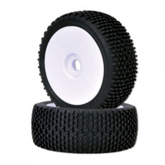 IMEX 1/8 BUGGY PRE MOUNT RIM TIRE SET