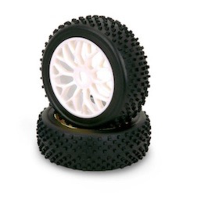 IMEX 1/8 BUGGY PRE MOUNT RIM TIRE SET