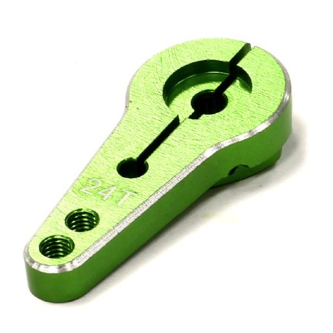 INTEGY Billet Machined Single Sided Servo Horn 24T for Hitec Servo (r=20, 24mm Holes)