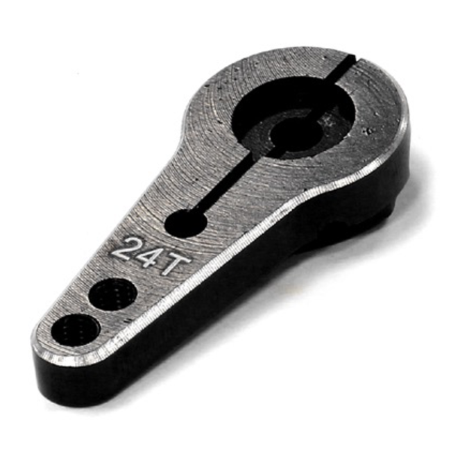 INTEGY Billet Machined Single Sided Servo Horn 24T for Hitec Servo (r=20, 24mm Holes)