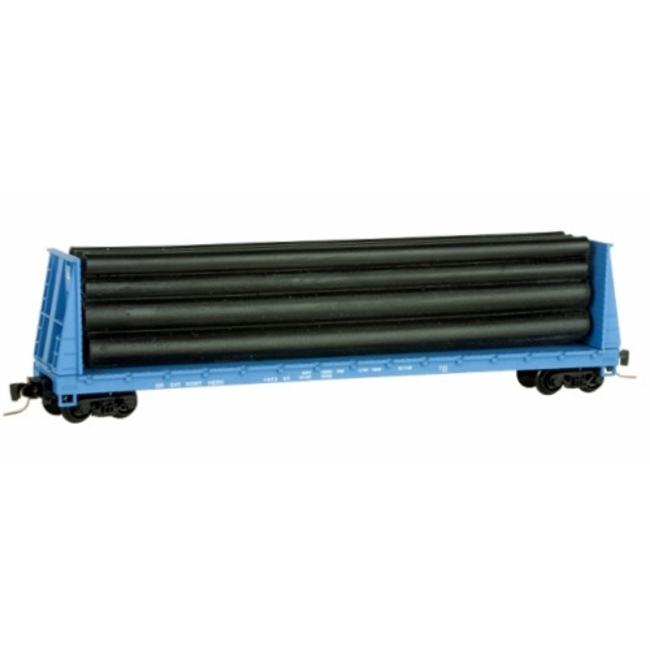 MICRO TRAINS GREAT NORTHERN 60BLUKHEAD FLAT CAR WITH LOAD