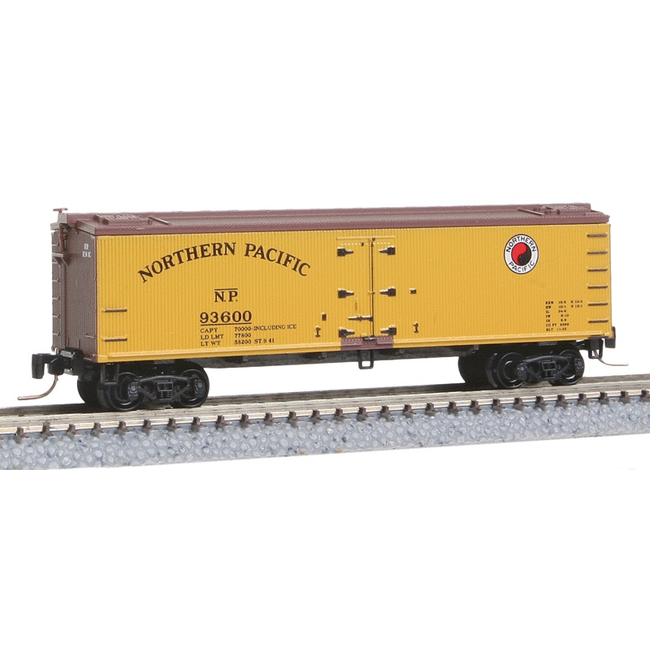 MICRO TRAINS 40‚Äô WOOD REEFER NORTHERN PACIFIC Z SCALE