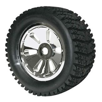 IMEX IMEX 1/8 TRUGGY TIRE SET A CHROME