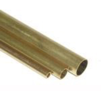 K&S K & S METRIC BRASS TUBE 6mm X 300mm (2 PCS) 9824