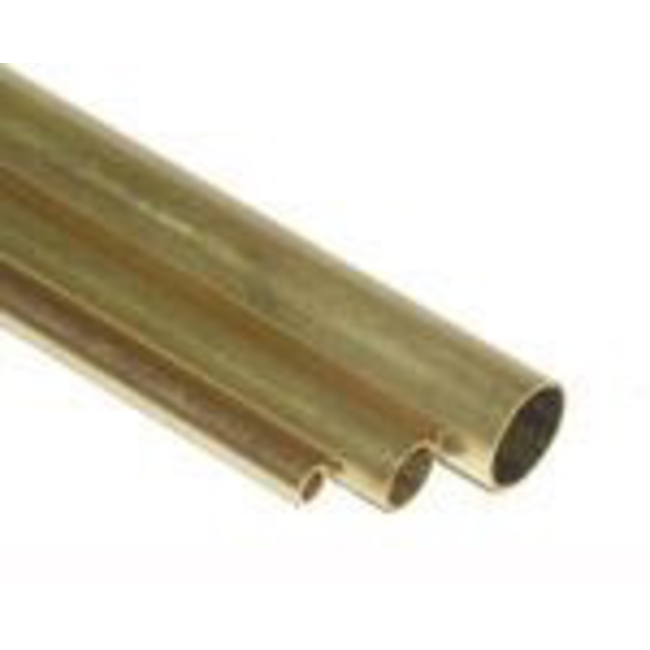 K & S METRIC BRASS TUBE 6mm X 300mm (2 PCS) 9824