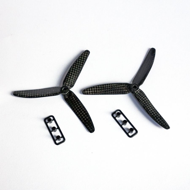 MAYTECH 3 BLADE 6 X 2.5 CARBON FIBER CW CCW PROP