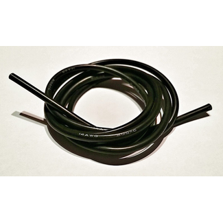 ACE IMPORTS ACE 14AWG SILICONE WIRE BLACK 1MT