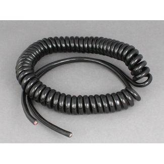 WES COMPONENTS ACE 5 CORE 1.8MT COILED CABLE FOR HAND THROTTLE