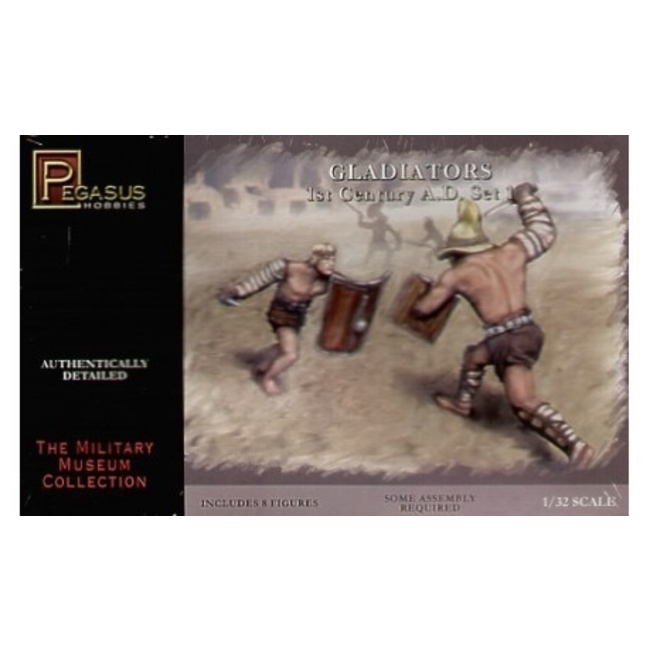 PEGASUS 1/32 GLADIATORS 1ST CENTURY A.D. SET 1