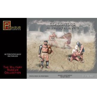 PEGASUS PEGASUS 1/32 GLADIATORS 1ST CENTURY AD SET 2