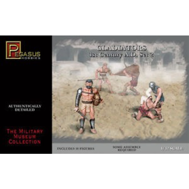 PEGASUS 1/32 GLADIATORS 1ST CENTURY AD SET 2