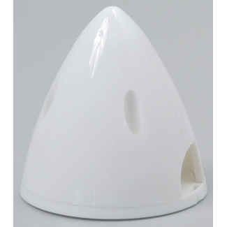 GREAT PLANES Great Planes GPMQ4525 SPINNER 2-3/4" 70mm NYLON WHITE