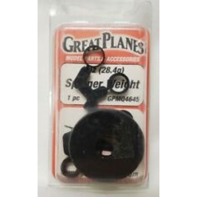 Great Planes GPMQ4645 Spinner Weight 1 oz