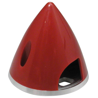 GREAT PLANES Great Planes GPMQ4756 Spinner 1-3/4 Nylon Aluminium Back Red