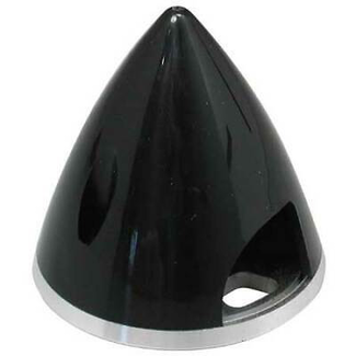 GREAT PLANES Great Planes GPMQ4757 Spinner 1-3/4" Nylon Aluminium Back Black