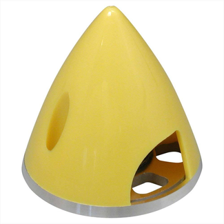 GREAT PLANES Great Planes GPMQ4758 Spinner 1-3/4 Nylon Aluminium Back Yellow