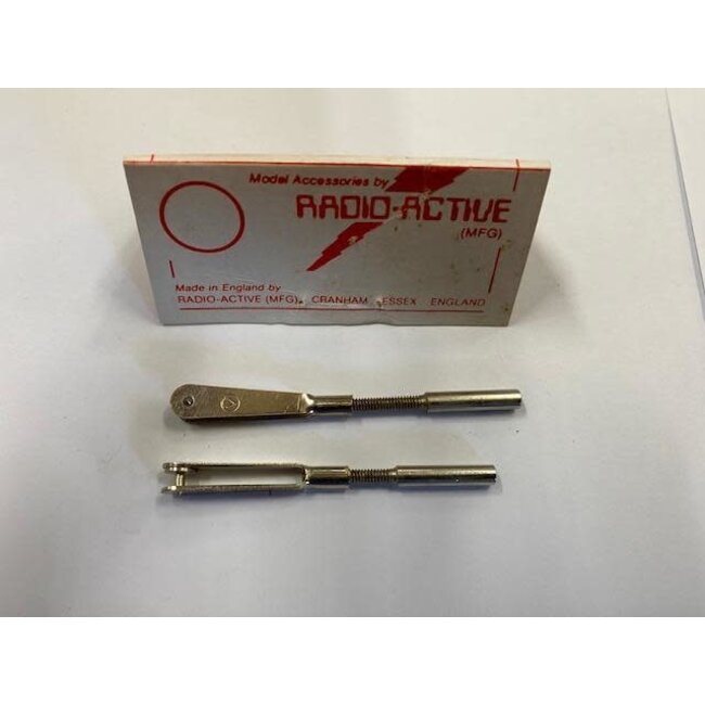 RADIOACTIVE CA222 METAL LINK ( CLEVIS )  +2-56 EXTENDER / COUPLER (2pk)