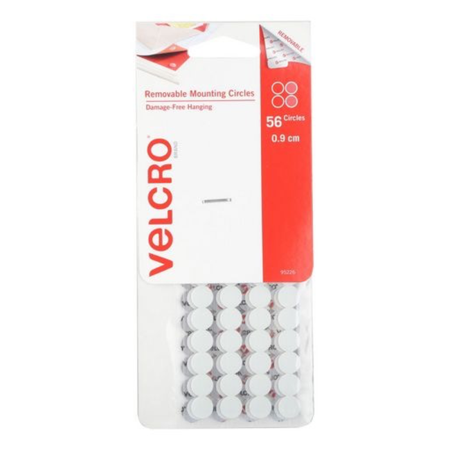 VELCRO¬Æ BRAND REMOVABLE MOUNTING CIRCLES 9MM