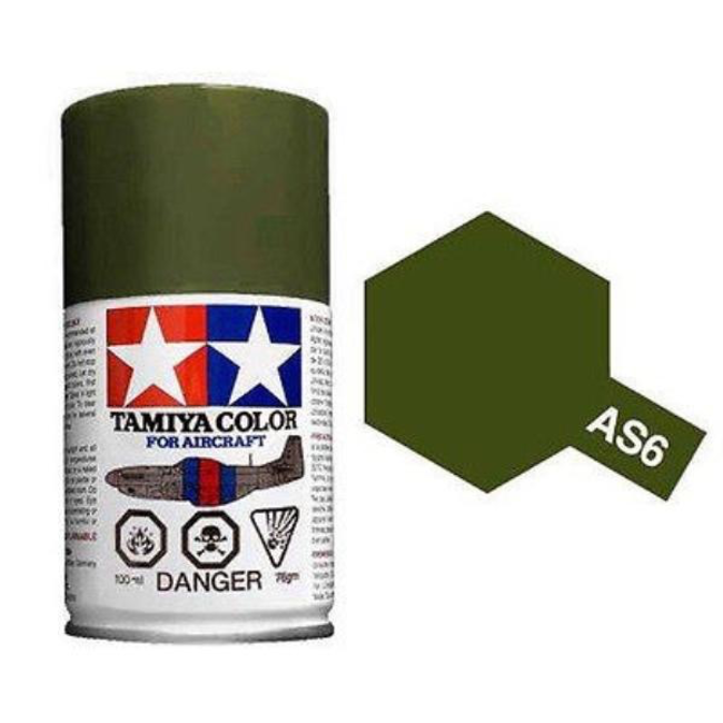 TAMIYA AS-6 OLIVE DRAB (USAAF) SPRAY CAN