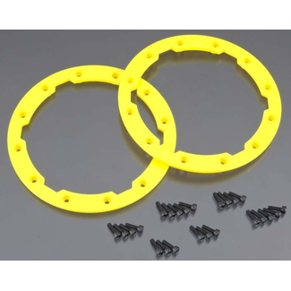 TRAXXAS Traxxas 5665: Sidewall Protector Beadlock Style Yellow (2)