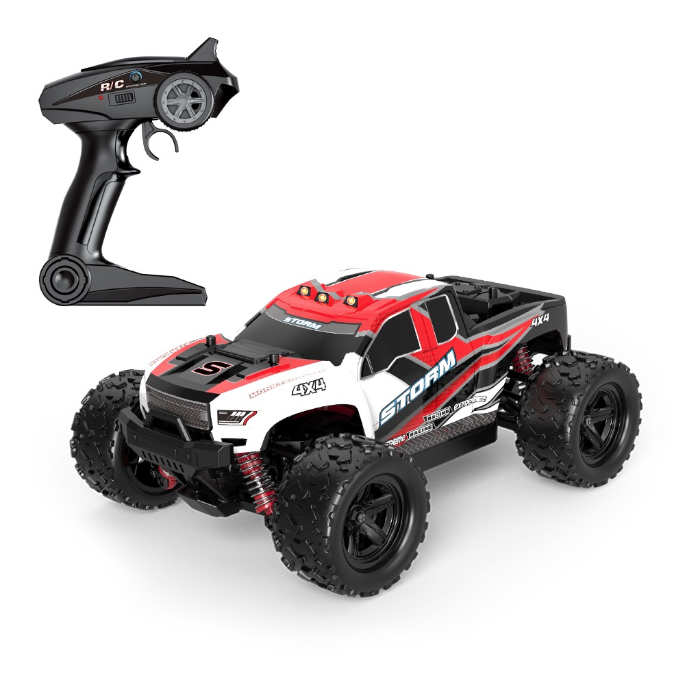 Tornado RC STORM RED 1/18 4WD RTR High speed truck 2.4g 35KM 20 Minute runtime Red Body SPARE