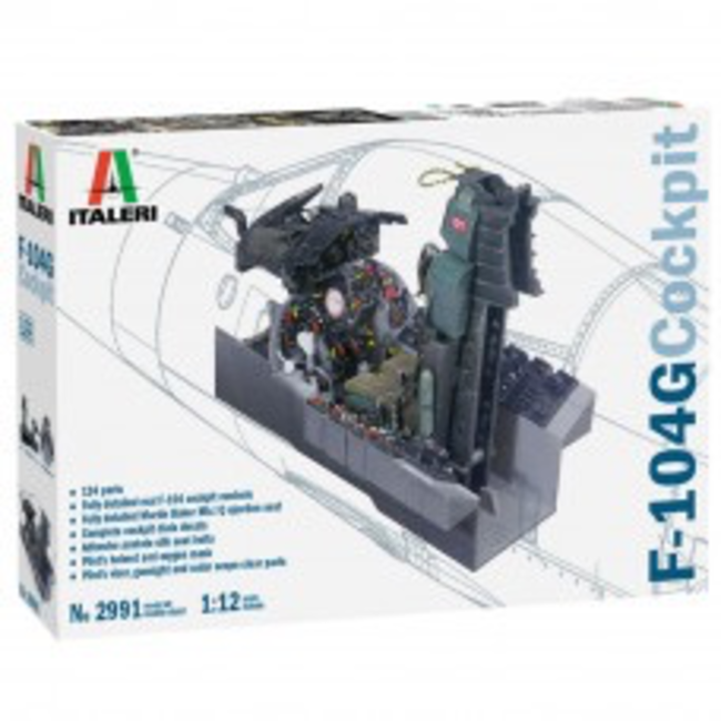 ITALERI F-104 G STARFIGHTER COCKPIT