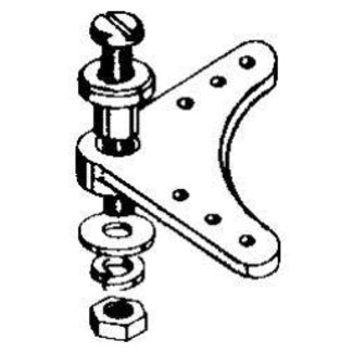 DUBRO DUBRO 90 DEGREE NYLON BELL CRANK ASSEMBLY